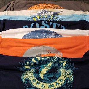 Mens lot of 7 Costa Shirts 2xl